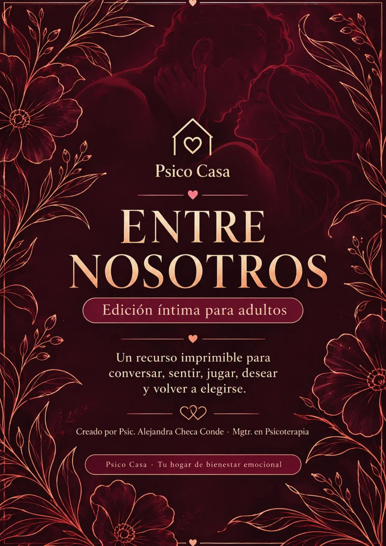 Portada del juego de cartas Entre Nosotros de Psico Casa