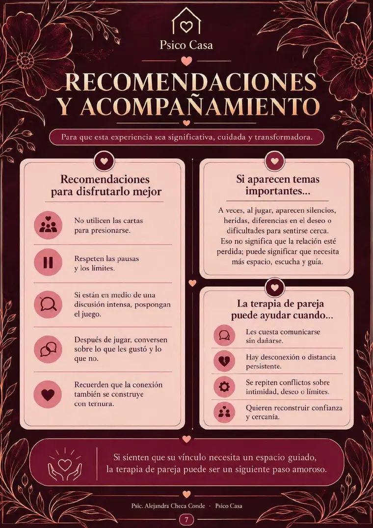 Recomendaciones y acompañamiento de Entre Nosotros